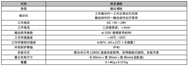 江蘇利達(dá)LD6804GT輸出模塊接線安裝技術(shù)